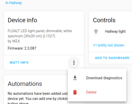 Removing Zigbee2MQTT devices (option 2)